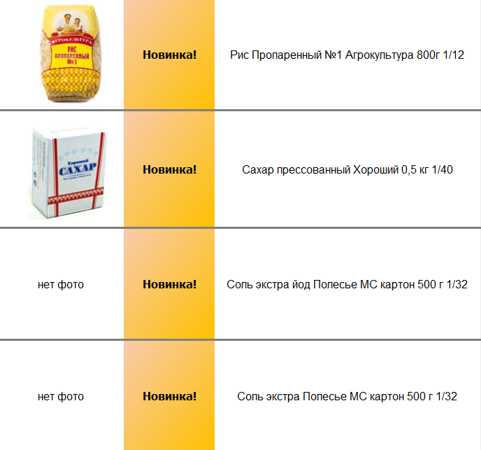 Купить продукты оптом Екатеринбург