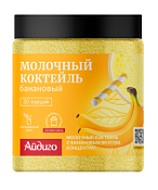 Молочный коктейль Банановый, банка-туба, 450 г. Айдиго