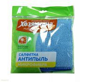 Салфетка универсальная Хозяюшка Мила Антипыль 30*30 1 шт Салфетка универсальная Хозяюшка Мила Антипыль 30*30 1 шт