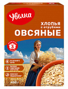 Хлопья овсяные с пшеничными отрубями "Увелка" 400 г