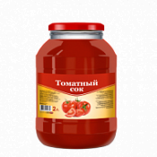 Сок томатный с солью 2л "САВА"