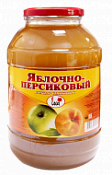 Нектар яблочно-персиковый 2л "САВА"