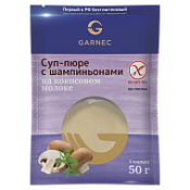 Суп-пюре с шампиньонами на кокосовом молоке без глютена, Гарнец 50г