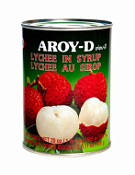 Личи в сиропе 565 гр. ж/б AROY-D