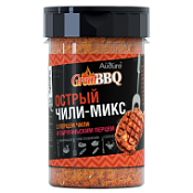 Приправа Острый Чили-микс, банка 160 г., Айдиго Great BBQ