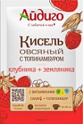 Кисель овсяный Клубника-земляника, моментальный, с топинамбуром, 30 г Кисель овсяный Клубника-земляника, моментальный, с топинамбуром, 30 г