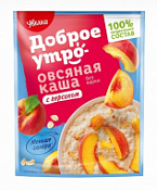 Каша сиюминутка овсяная с персиком "Увелка" 40 г