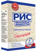 Крупа Стандарт в пакете для варки рис длиннозерный 5х80г