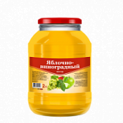 Нектар яблочно-виноградный 2л "САВА"