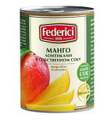 Манго ломтики в собственном соку "Federici" 425 мл