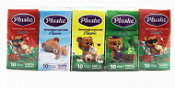 Платочки бумажные Plushe Классик двухслойные (10*10шт) Платочки бумажные Plushe Классик двухслойные (10*10шт)