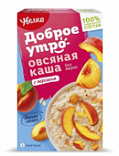 Каша овсяная сиюминутка с персиком "Увелка" (5 пакетиков) Каша овсяная сиюминутка с персиком "Увелка" (5 пакетиков)