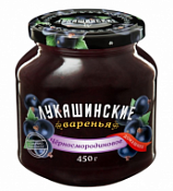 Варенье из черной смородины "Лукашинские" 450 г Варенье из черной смородины "Лукашинские" 450 г