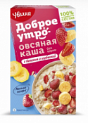 Каша сиюминтука овсяная с бананом и клубникой "Увелка" 200 г 