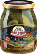 Огурцы соленые по-домашнему, Скатерть-Самобранка, 950мл. 830г. 