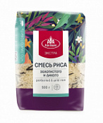 Смесь риса пропаренного золотистого и дикого Агро-Альянс Экстра 500 г