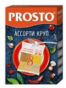 Ассорти круп PROSTO (греча, пшено, пшеничка, перловка) в пакетике для варки
