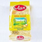 Лапша ЛИЯ для супа яичная 400гр 1/7