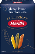 Макароны Barilla мецце пенне трехцветные с томатами и шпинатом