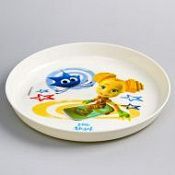 Детская тарелка Фиксики Шпуля 450мл 1шт/10 (ПР) арт.1315-2