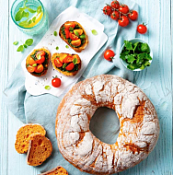 Смесь хлебобулочная с томатом, базиликом, сушеным луком, петрушкой Помодоро, Ирекс 25 кг.