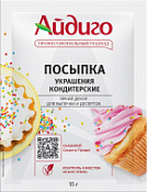 Посыпка кондитерская (бисер) Айдиго, 15 г Посыпка кондитерская (бисер) Айдиго, 15 г