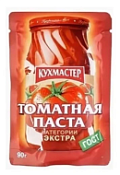 Томатная паста Кухмастер ГОСТ Россия, дойпак 90 г