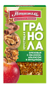 Гранола ореховая хрустящая с яблоком и орехами Националь 250 г