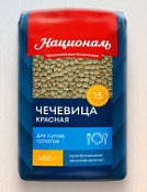 Чечевица красная Националь 450 г