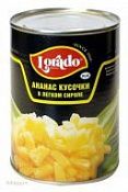 Ананасы кусочки Lorado, 580 мл