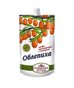 Протертая с сахаром облепиха, Сава, 280 г дой-пак