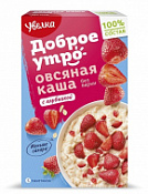Каша "Увелка. Сиюминутка" овсяная с клубникой (5 пакетов) Каша "Увелка. Сиюминутка" овсяная с клубникой (5 пакетов)
