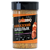 Приправа Кавказский шашлык, банка 160 г., Айдиго Great BBQ