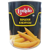 Кукуруза початки молодые 3100 мл./1500 г., ж/б Lorado