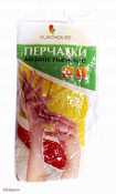 Перчатки латексные ЕвроХаус L