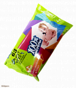 Салфетки влажные "100% чистоты" детские с календулой и витамином Е (63 штуки)