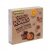 Конфеты Shoco Rolls с арахисом, изюмом, цукатами апельсина, медом, Берестов