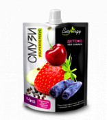 Смузи Детокс (жимолость, вишня, клубника, яблоко, семена чиа) BioNergy д/п 120 г. 1/15 шт