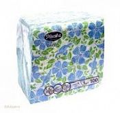 Салфетки бумажные Незабудки 100 шт