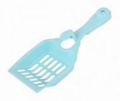 Совок для кошачьего туалета Мур-Мяу, голубой, "Альтернатива"