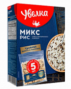 Смесь пропаренного и дикого риса "Увелка" 400 г Смесь пропаренного и дикого риса "Увелка" 400 г