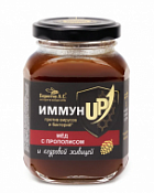 Мед «С прополисом и кедровой живицей» ИммунUp Берестов 200 г