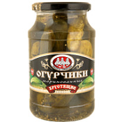 Огурцы маринованные домашние Скатерть-Самобранка, 1800 г 