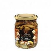 Грибы Ассорти маринованные 500 г., стеклянная банка, 1/12, GUSTUS