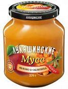 Мусс яблочно-облепиховый "Лукашинские" 370 г