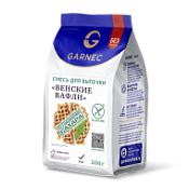 Смесь Венские вафли без глютена без сахара 200гр Гарнец
