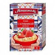 Каша Националь овсяная с клубникой 240 г
