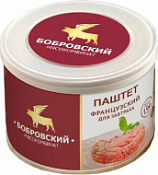 Паштет французский для завтрака 190г Бобровский мк