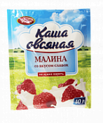 Каша сиюминутка овсяная с малиной и сливками "Увелка" 40 г