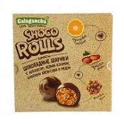 Конфеты Шоко Роллс с арахисом, изюмом, цукатами апельсина